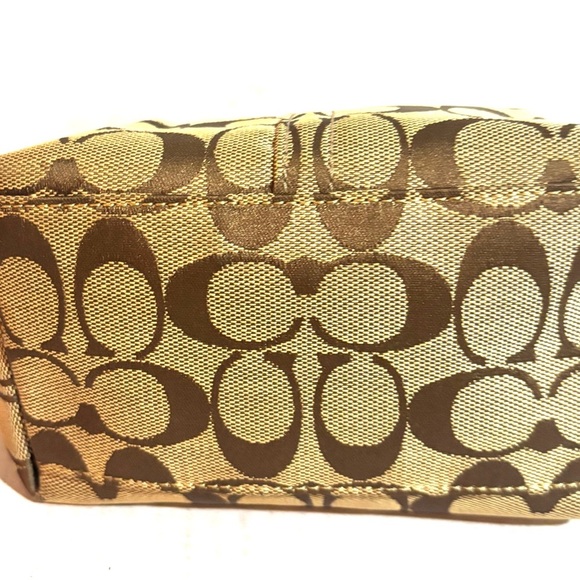 Coach vintage CC signature print canvas satchel handbag - Picture 5 of 7